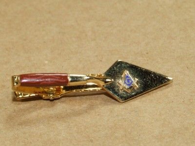 Vintage Mason Trowel Tie Clip Clasp *  