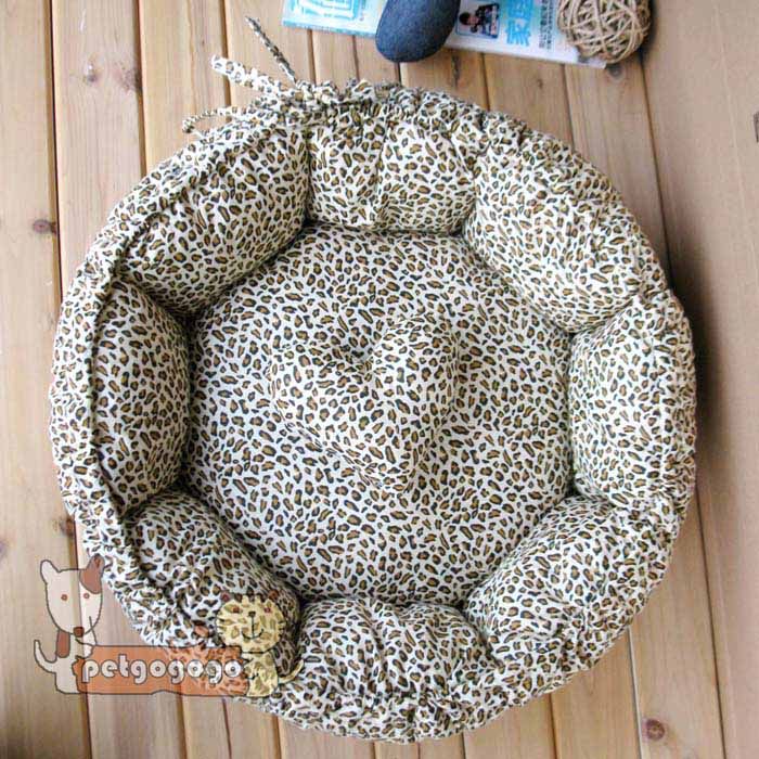 soft pet dog/cat bed house kennel cotton S cute LEOPARD LINE 2 USE US 