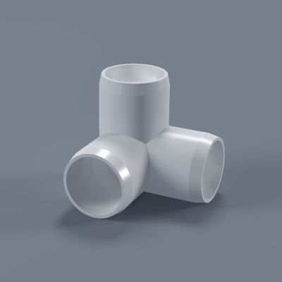 way Elbow Corner PVC Connector Fitting  