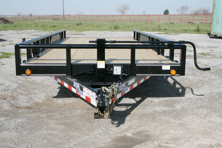 New 18 BumperPull Equipment Lowboy Trailer w/7K Axles  