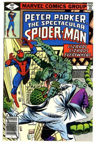 Spectacular Spider Man #34 (1979)F/VF 7.0 Marvel Comics  