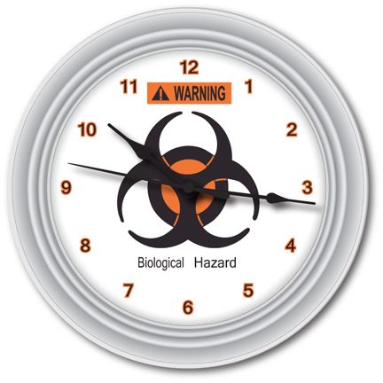 Bio Hazard Wall Clock Zombie Resident Evil GREAT GIFT  