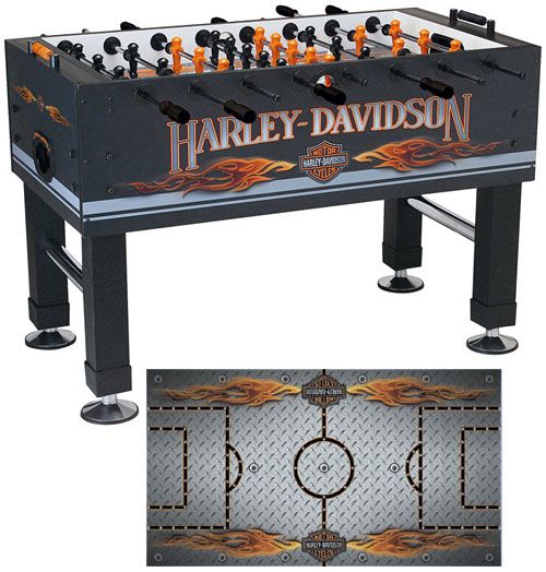New Harley Davidson Foosball Table Soccer Arcade Game on PopScreen