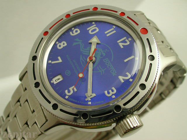 RUSSIAN VOSTOK AUTO AMPHIBIAN WATCH #0379 NEW  