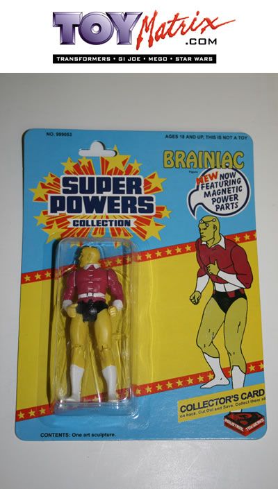 BRAINIAC Super Powers  RARE MOSC ITW  superpowers Superman 5  