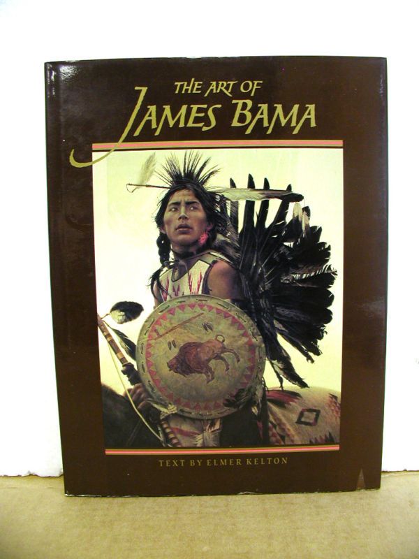 The Art Of James Bama Elmer Kelton 1993 1st HB/DJ Print Laid In  