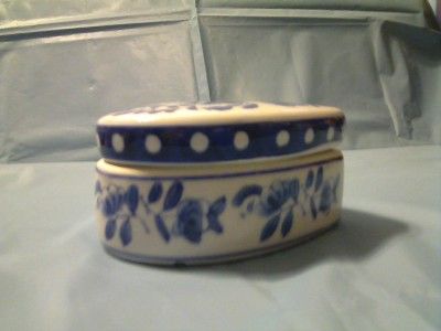 CENTRUM CERAMICS AMSTDM HEART BOX TRINKET M4726  