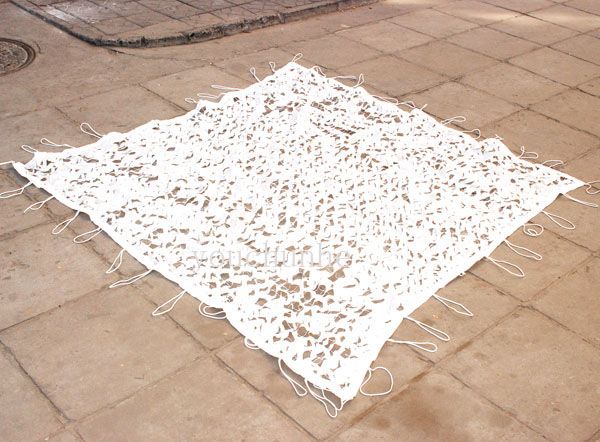 PAINTBALL HUNTING MILITARY CAMOUFLAGE NET SNOW CAMO 80.0X80.0 