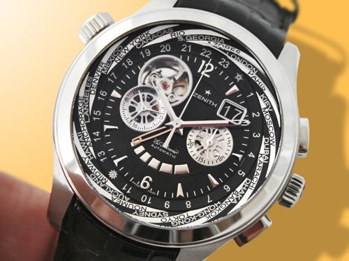 ZENITH Class Traveller Open Multicity SS Watch  