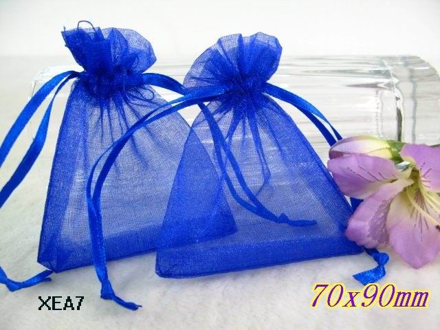 50pcs Sheer Mixed Organza wedding Jewelry packing favor gift bags 