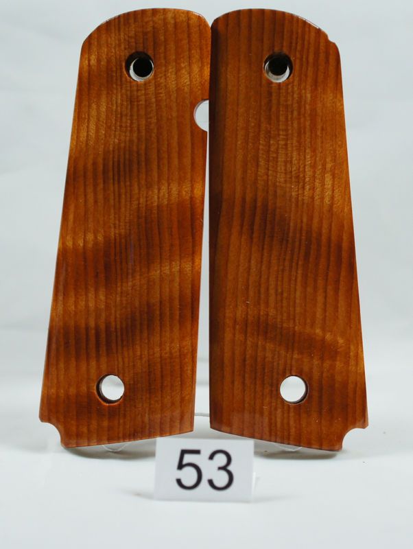 1911 Colt Pistol Grips Hand made Redwood Burl  