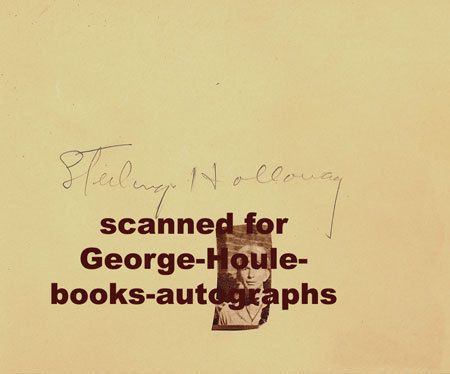 STERLING HOLLOWAY~AUTOGRAPH~1939~ALICE IN WONDERLAND  