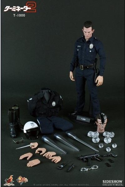 scale 12 ROBERT PATRICK figure Hot Toys Terminator 2 T2 Judgment 