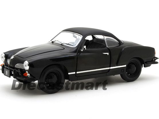 GREENLIGHT 118 BLACK BANDIT VW KARMANN GHIA BLACK  