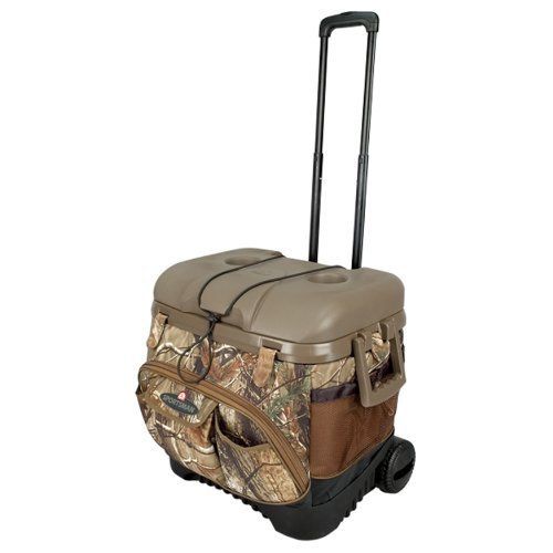 Igloo Cool Fusion 40 Quart Roller Cooler (Realtree Camo, 20.13 x 16.38 