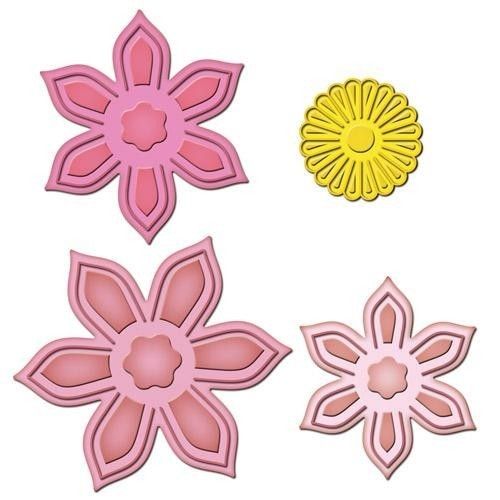 New Spellbinders Anemone Flower Topper S5 067  