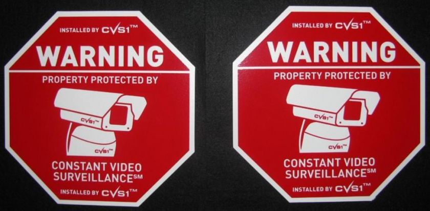 Security Camera wireless wired color spy Signs ~Bonus  