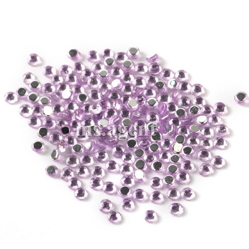 1800 Nail Art Tips Rhinestones Glitter Round 2.0mm  