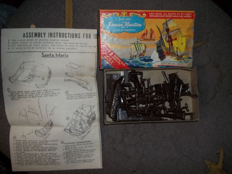 Ideal Miniatures Historical Ships Mayflower model kit  