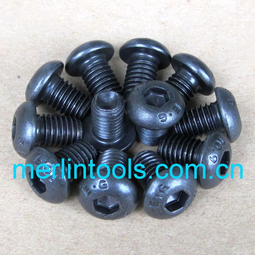 12Pcs Allen Button Dome Socket Head Screw M3 M4 M5  