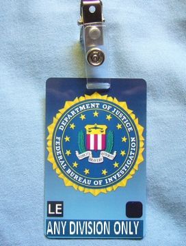 CTU FBI ID Card Larry Moss Agent Security Cards 24 Prop  