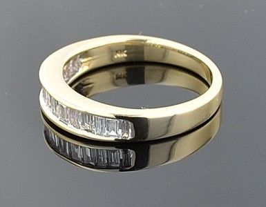 14K Yellow Gold Baguette Diamond Band (1.35 ct)  