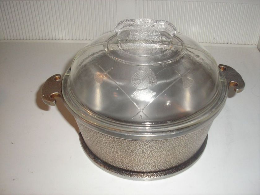 VINTAGE KITCHEN GUARDIAN WARE 2 QT ROASTING PAN W/LID  