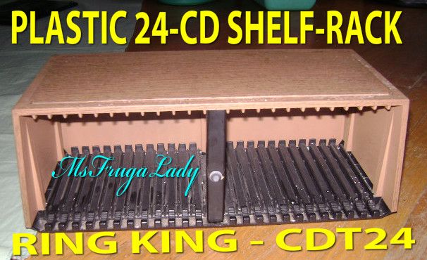 24 cabinet case holds 24 cd jewel cases has an eject slider unit is 