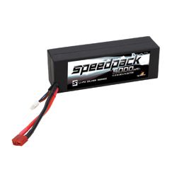 Dynamite Speedpack Silver 11.1V 5000mAh 3S 20C Lipo Case Deans 5203D 