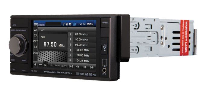   PD 535 7 Touch Screen In Dash DVD/ Car Player Receiver USB SD