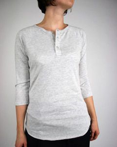 Alternative Ladies 3/4 Sleeve Raglan Henley AA1989  