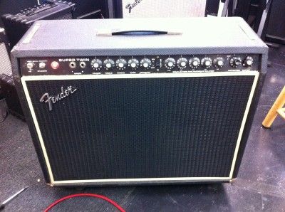 1976 Fender Super Twin Amplifier No Reverb Tube Amp Model 2x12 Combo 