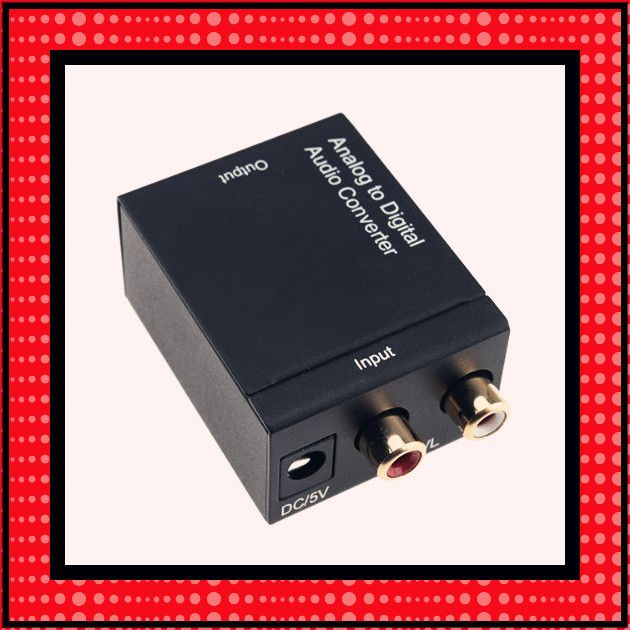 TECH DIGITAL Analog Audio to Digital Audio Converter  