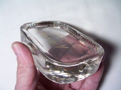 Vintage Art Glass Paperweight Souvenir Vincennes Italy  