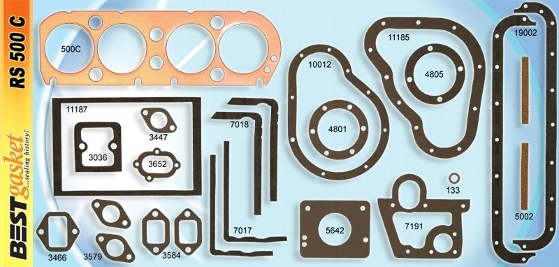 1916 28 Chevrolet 4 Master 490 Full Engine Gasket Set  