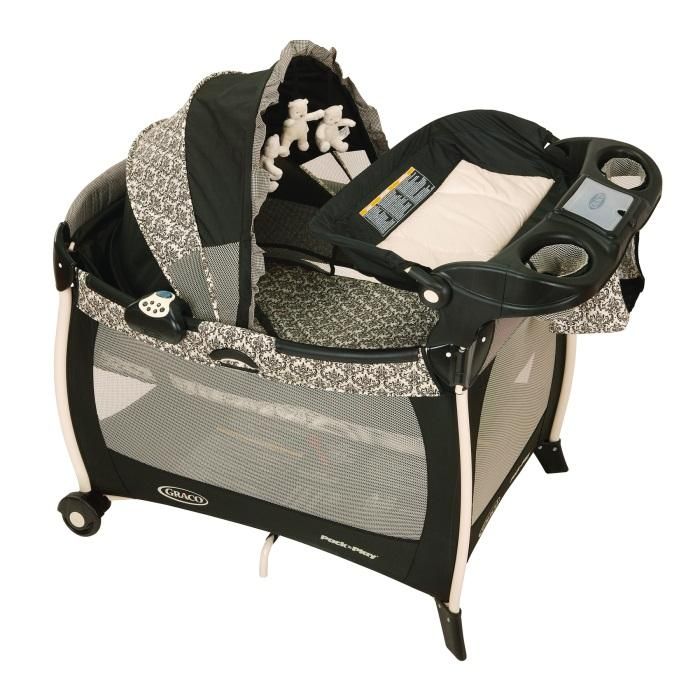   Play Portable Playard Play Yard 9957RIT Black/Grey Baby Gear Travel