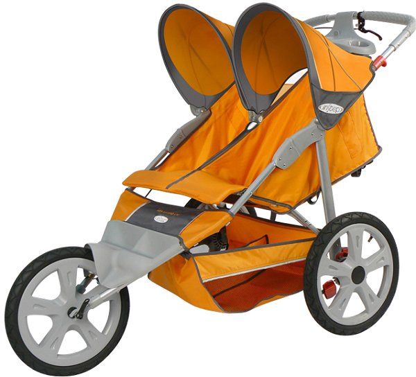 InSTEP AR208 Flash Double Baby Jogging Stroller  