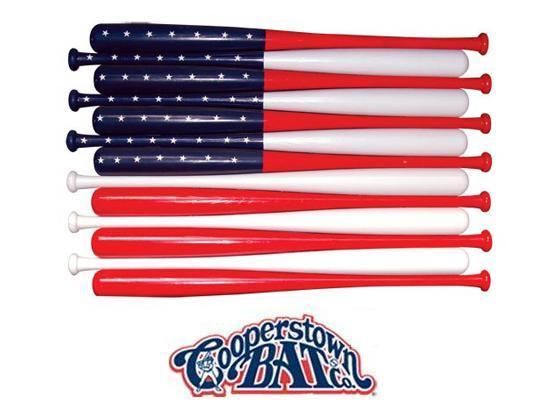 Baseball Bat American Flag (All Wood Bats)  