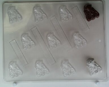 ELEGANT ANGEL BITE SIZE PIECES CHOCOLATE CANDY MOLD  