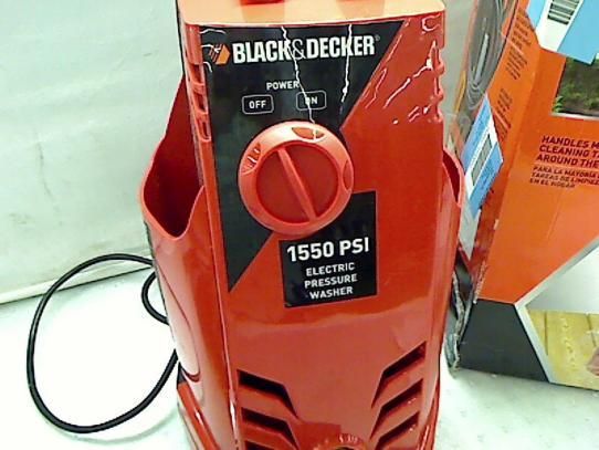 BLACK AND DECKER 1550 PSI ELECTRIC PRESSURE WASHER  