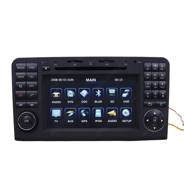   ML350 Car GPS Navigation Radio TV Bluetooth USB  IPOD DVD  