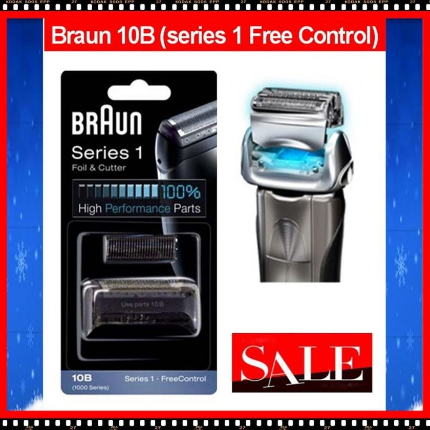 NEW BRAUN 10B,Series1,Shaver Foil & Cutterblock  