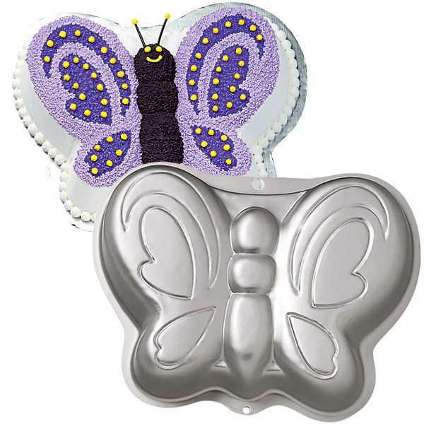   Butterfly Shaped Novelty Birthday Party Cake Pan 070896520791  