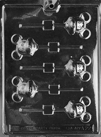 Mouse Sucker (MICKEY) Chocolate Candy Mold * * LP A022 * *  