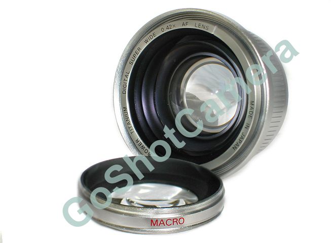 WIDE ANGLE LENS For CANON EOS Rebel 2000/ti/G/GII/K/K2  