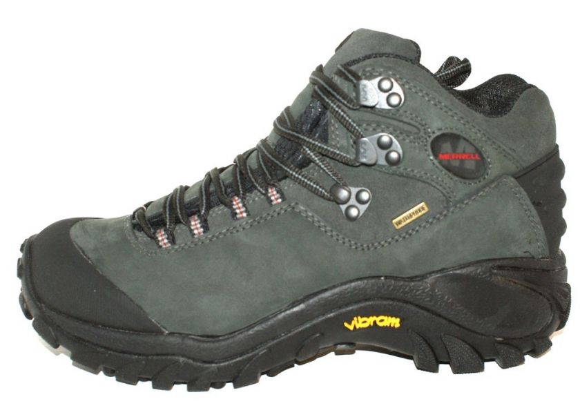 MENS MERRELL PHASER RUSH WATERPROOF HIKING BOOTS Grey  