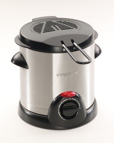 Deep Fryer Presto 05471 1000 Watt 1 Liter Stainless Steel Electric 