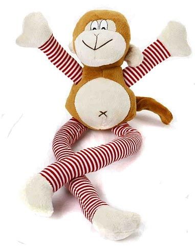 Multipet Dog Toy Pull My Leg Monkey  