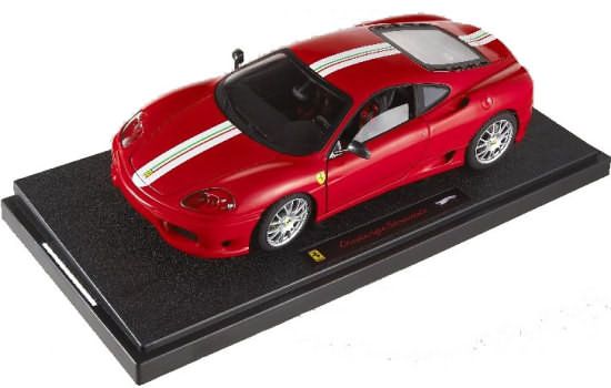 HOT WHEELS ELITE 1/18 FERRARI 360 CHALLENGE STRADALE RED #P9891  