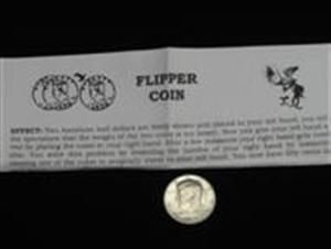 Coin Magic Trick FLIPPER .50 Half Dollar Vanishing Appearing Coins 